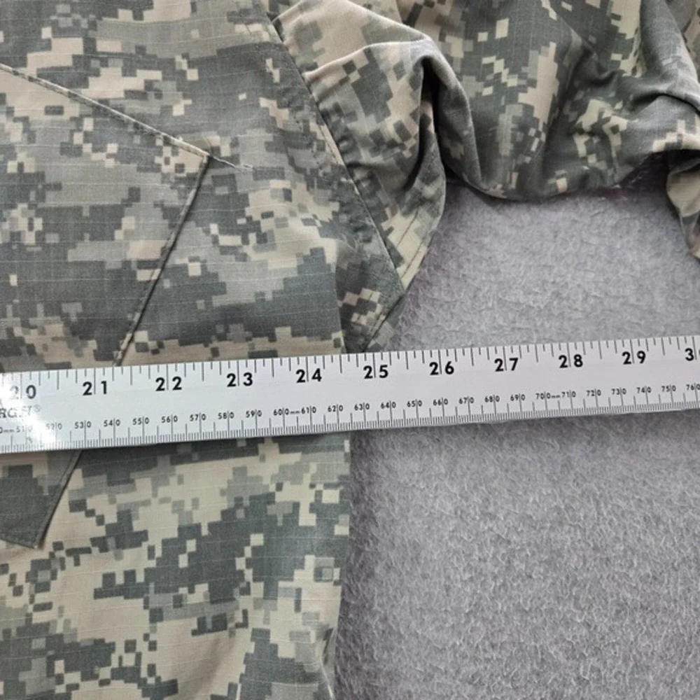 US Army Men Jacket Large‎ Digital Camo Utility Pocket Ripstop ACU Coat